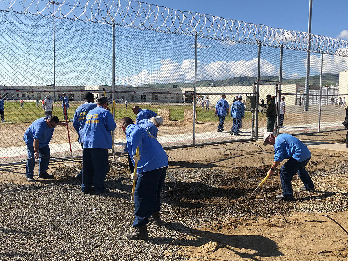Avenal State Prison garden